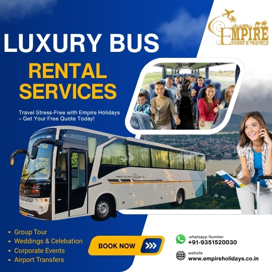 Luxury Bus Service in Udaipur