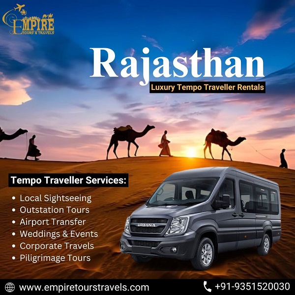Urbania Tempo Traveller in Udaipur